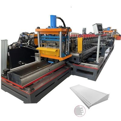 धातु सुपरमार्केट शेल्फ बैक पैनल प्रोफाइल बनाने की मशीन